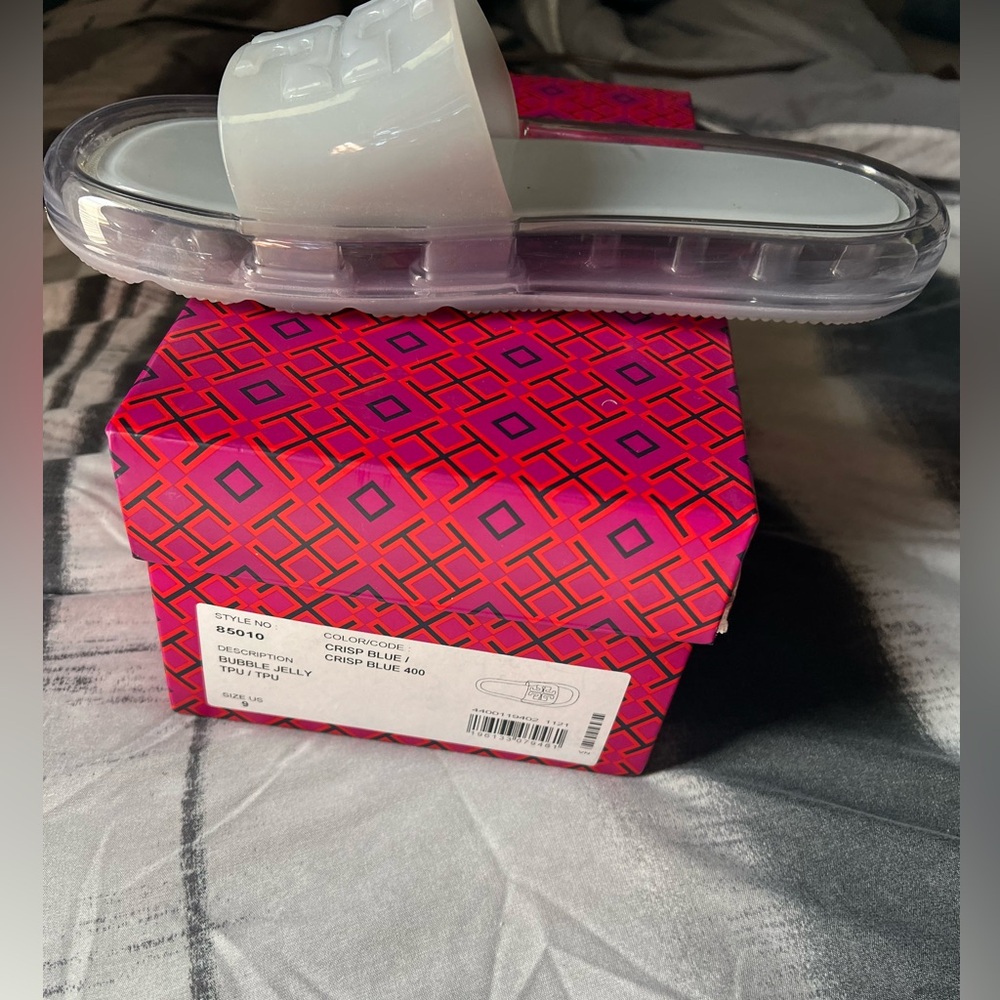 Tory Burch Bubble jelly Sandal Crisp Blue